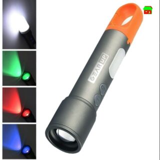 GearUP K57 Rechargeable Zoomable LED Flashlight